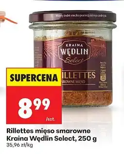 Biedronka Rillettes mięso smarowne Kraina Wędlin Select oferta