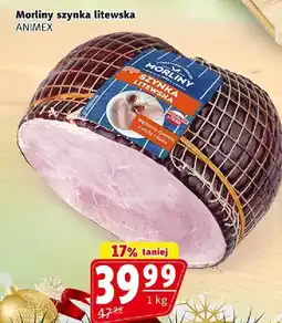 Prim Market Szynka Morliny szynka litewska Animex oferta