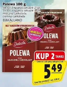 Prim Market Polewa Delecta mleczna czekolada oferta