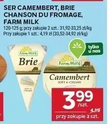Stokrotka Ser Camembert, Brie, Chanson du Fromage, Farm Milk Chanson du Fromage / Farm Milk oferta