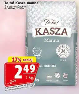 Prim Market Kasza To ta! Kasza manna oferta