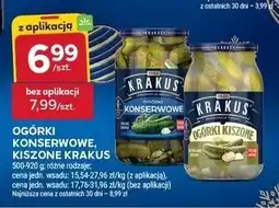 Stokrotka Ogórki konserwowe, kiszone Krakus oferta