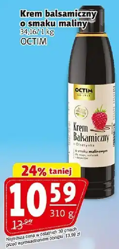 Prim Market Krem Krem balsamiczny octu maliny OCTIM oferta