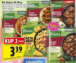 Prim Market Fix Knorr różne rodzaje 33-70 g oferta