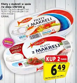 Prim Market Filety z makreli w sosie w oleju 170/102 g Graal oferta