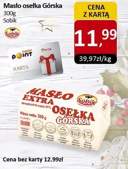 Market Point Masło osełka Górska 300g Sobik oferta