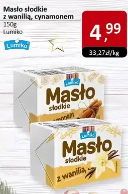 Market Point Masło słodkie z wanilią, cynamonem 150g Lumiko oferta