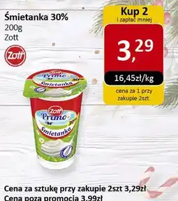 Market Point Śmietanka 30% 200g Zott oferta