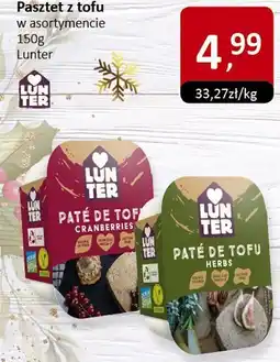Market Point Pasztet z tofu w asortymencie Lunter oferta