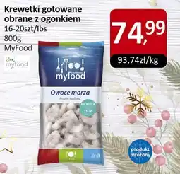 Market Point Krewetki gotowane obrane z ogonkiem MyFood oferta
