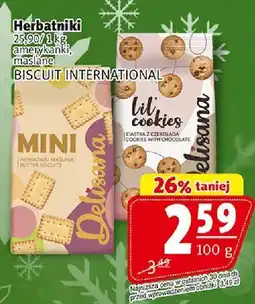 Prim Market Herbatniki mini Lili Cookies BISCUIT INTERNATIONAL oferta