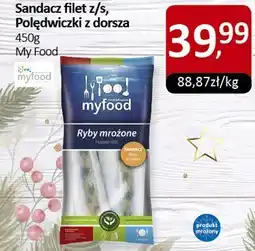 Market Point Sandacz filet z/s, Polędwiczki z dorsza My Food oferta