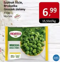 Market Point Szpinak liście, Brukselka Broszek zielony Hortex oferta