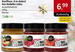 Market Point Konfitura A to dobre! bez dodatku cukru w asortymencie Bioone oferta
