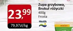 Market Point Zupa grzybowa, Brokuł różyczki 400g Frosta oferta