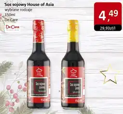 Market Point Sos sojowy House of Asia wybrane rodzaje De Care oferta