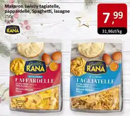 Market Point Makaron świeży tagiatelle, pappardelle, Spaghetti, lasagne Rana oferta