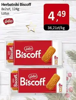 Market Point Herbatniki Biscoff Lotus 8x2szt, 124g oferta
