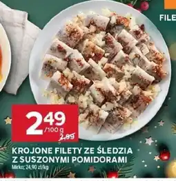Stokrotka Krojone filety ze śledzia z suszonymi pomidorami Mirko Stokrotka oferta