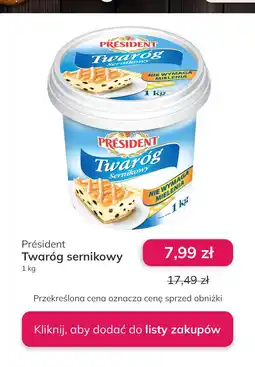 Stokrotka Twaróg sernikowy 1 kg Président oferta