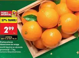 Biedronka Pomarańcze seserowe na wagę oferta