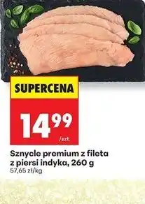 Biedronka Sznycle premium z fileta z piersi indyka oferta