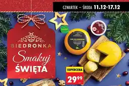 Biedronka Ser holenderski Gouda z ziołami oferta