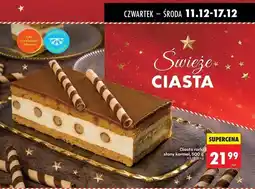 Biedronka Ciasto rurki słony karmel oferta