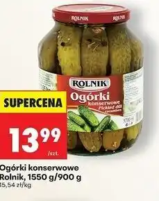 Biedronka Ogórki konserwowe Rolnik oferta