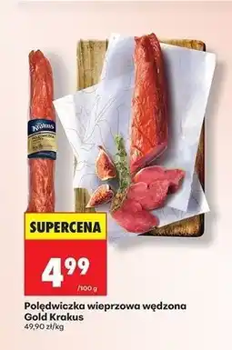 Biedronka Polędwiczka wieprzowa wędzona Gold Krakus oferta