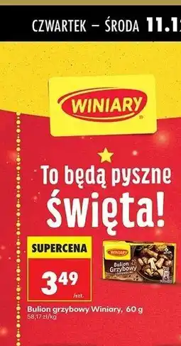 Biedronka Bulion grzybowy Winiary oferta