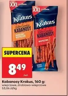 Biedronka Kabanosy 160 g Krakus oferta