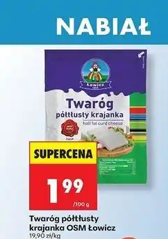 Biedronka Twaróg półtłusty krajanka OSM Łowicz oferta