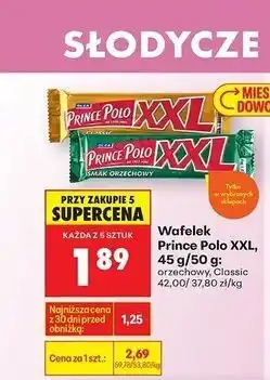 Biedronka Wafelek Prince Polo XXL oferta