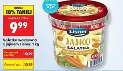 Biedronka Sałatka warzywna z jajkiem Lisner oferta