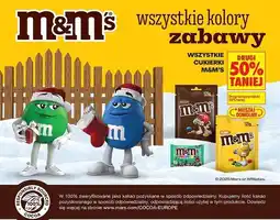 Biedronka Wszystkie cukierki M%M'S - Drugi 50% taniej, drugi tańszy produkt 50% taniej oferta