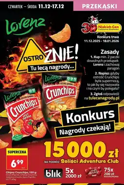 Biedronka Chipsy Crunchips oferta