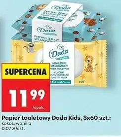 Biedronka Papier toaletowy Dada Kids, 3x60 szt oferta