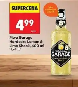 Biedronka Piwo Garage Hardcore Lemon & Lime Shock oferta