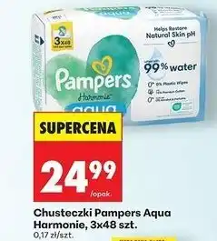 Biedronka Chusteczki Pampers Aqua Hormonie, 3x48 szt oferta