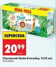 Biedronka Chusteczki Dada Everyday, 7x72 szt oferta