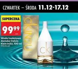 Biedronka Woda toaletowa damska Calvin Klein In2U oferta