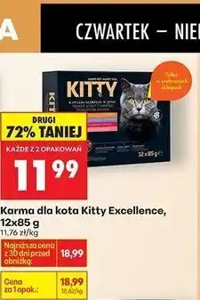 Biedronka Karma dla kota Kitty Excellence oferta