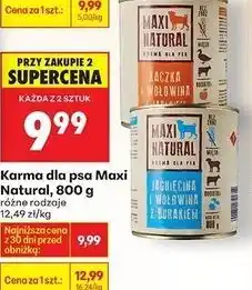 Biedronka Karma dla psa Maxi Natural oferta