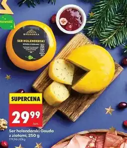 Biedronka Ser holenderski gouda z ziołami Biedronka oferta