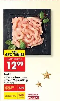 Biedronka Paski z fileta kurczaka Kraina Mięs oferta