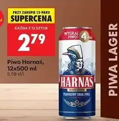 Biedronka Piwo Harnaś Jasne Pełne oferta