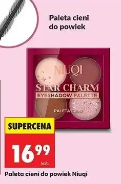 Biedronka Paleta cieni star charm Niuqi oferta