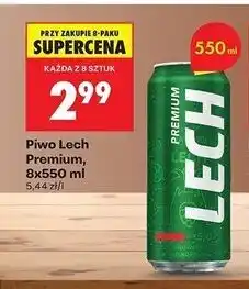 Biedronka Piwo Lech Premium oferta