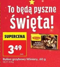Biedronka Bulion grzybowy z borowikami Winiary oferta